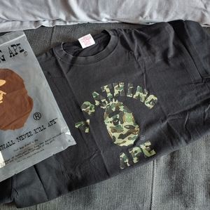 2006 BAPE x KAWS APE HEAD TEE